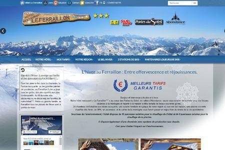Design site Internet Hôtel le Ferraillon Design site Internet Hôtel le Ferraillon