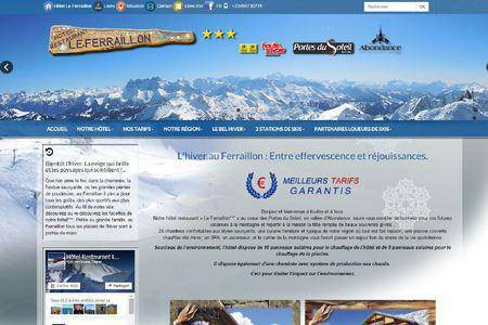 Design site Internet Htel le Ferraillon